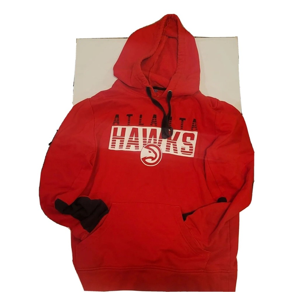 NBA Atlanta Hawks Men's Small Pullover Hoodie Red Excellent Condition